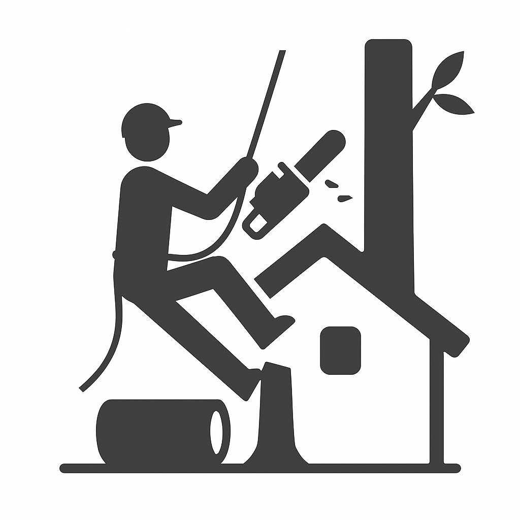 Seča stabala u dvorištu